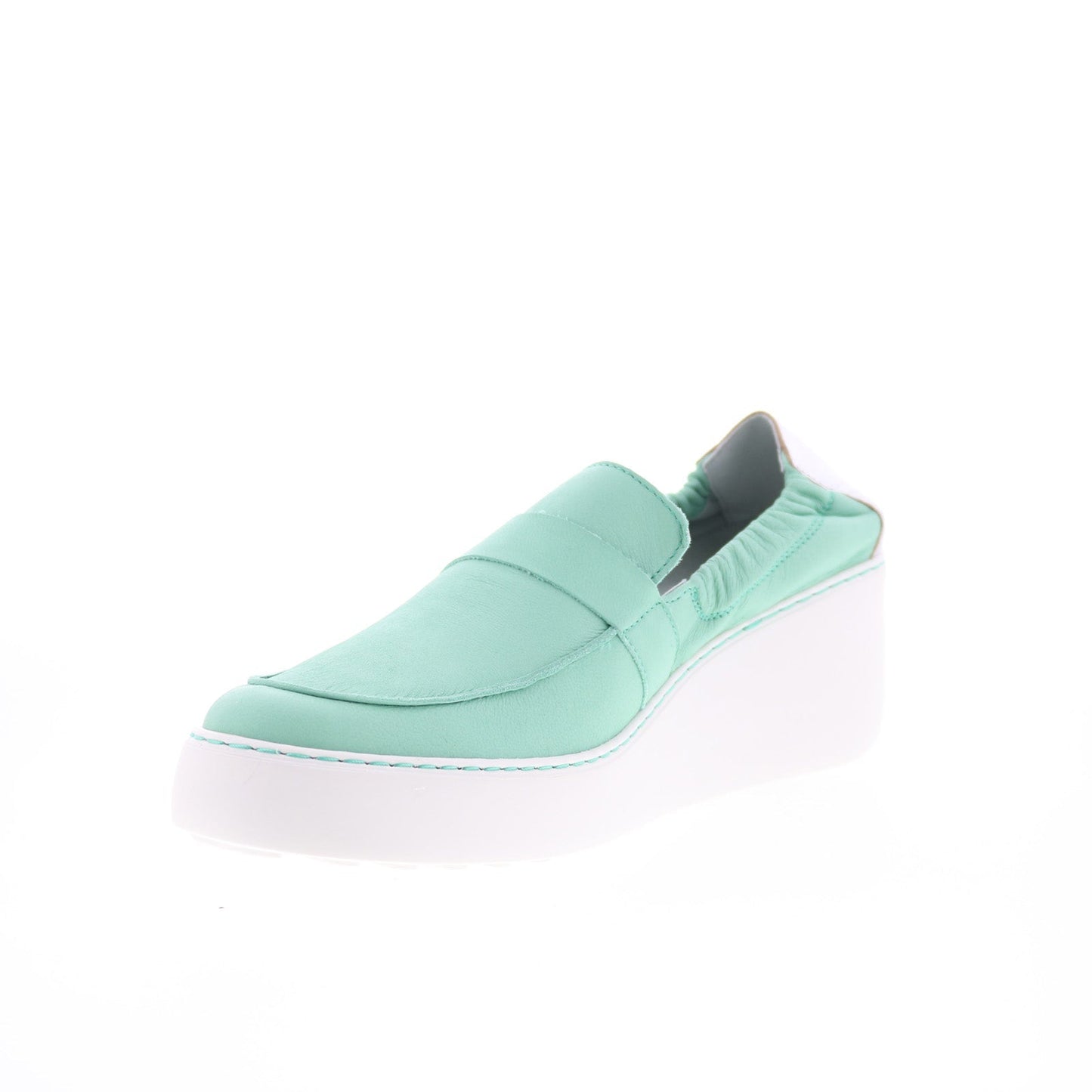 Fly London Duli DULI620FLY-002 Womens Green Loafers & Slip Ons Casual Shoes