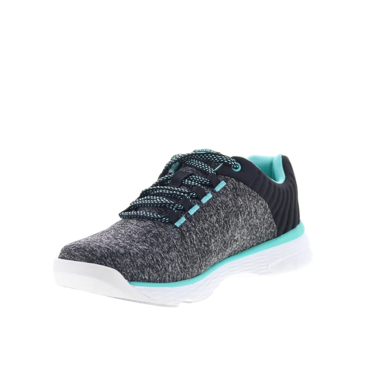 Dexter Elin DW0002398 Womens Gray Canvas Lace Up Athletic Bowling Shoes