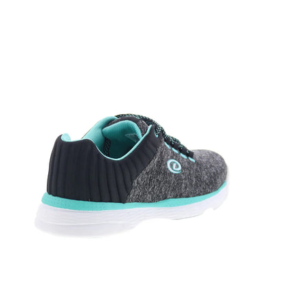 Dexter Elin DW0002398 Womens Gray Canvas Lace Up Athletic Bowling Shoes