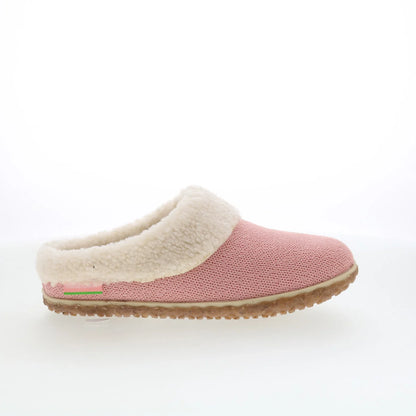 Minnetonka Eco Spruce 4616ECO Womens Pink Canvas Slip On Clogs Slippers Shoes