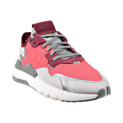 Adidas Nite Jogger Women's Shoes Shock Red-Grey One