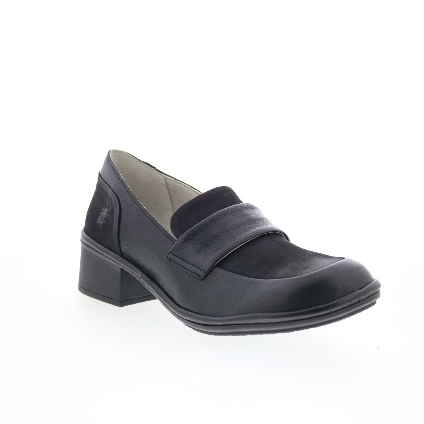 Fly London Elam ELAM574FLY-000 Womens Black Loafers & Slip Ons Casual Shoes