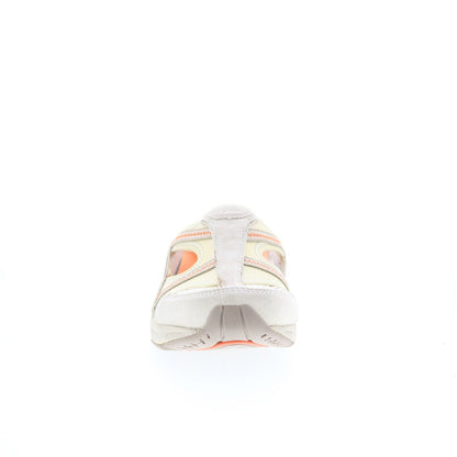 Easy Spirit Esarora Womens White Suede Slip On Mule Flats Shoes
