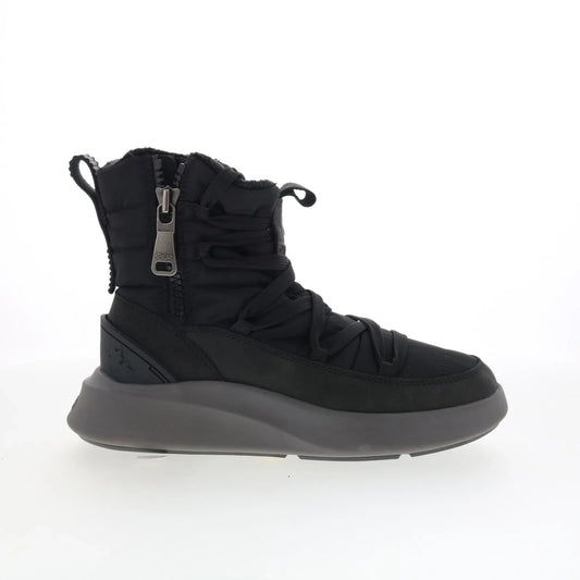 Pajar Exo Light 57617 Womens Black Canvas Zipper Casual Dress Boots