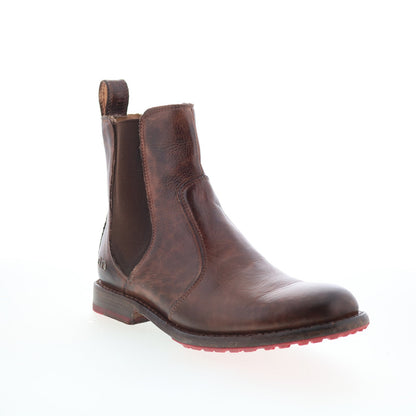 Bed Stu Nandi F301008 Womens Brown Leather Slip On Chelsea Boots