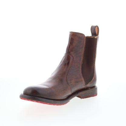 Bed Stu Nandi F301008 Womens Brown Leather Slip On Chelsea Boots