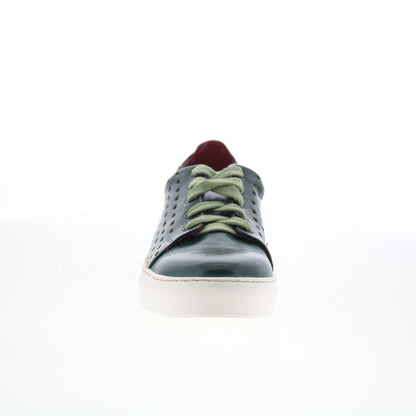 Bed Stu Lyne F319010 Womens Green Leather Lace Up Lifestyle Sneakers Shoes