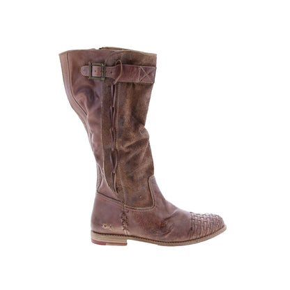 Bed Stu Endless F321006 Womens Brown Leather Zipper Knee High Boots