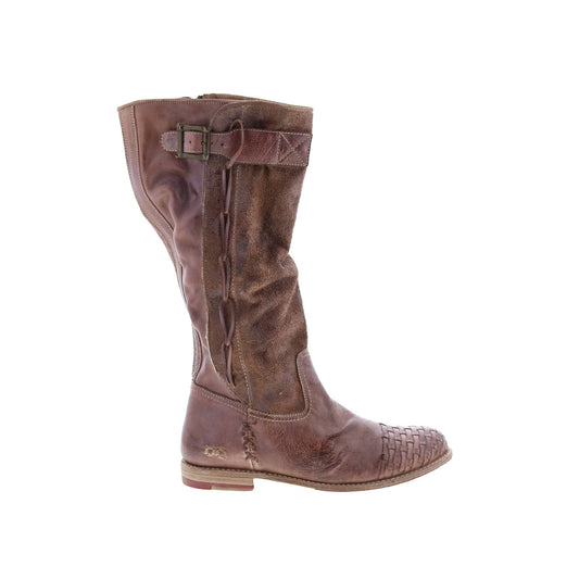 Bed Stu Endless F321006 Womens Brown Leather Zipper Knee High Boots