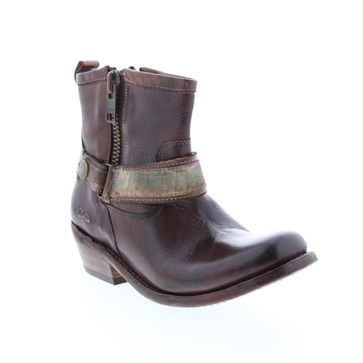 Bed Stu Triple F331508 Womens Brown Leather Zipper Casual Dress Boots