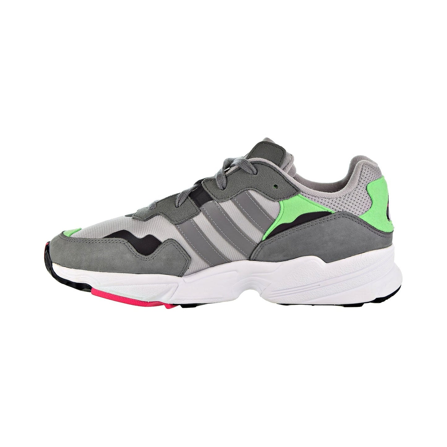 Adidas Yung-96 Men's Shoes Grey Two/Grey Three/Shock Pink