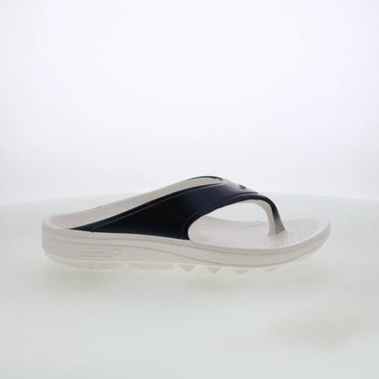 Spenco Fusion 2 Thong Pearl SP1087BLK Womens Black Flip-Flops Sandals Shoes
