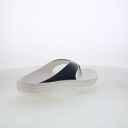 Spenco Fusion 2 Thong Pearl SP1087BLK Womens Black Flip-Flops Sandals Shoes