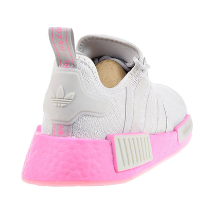 Adidas NMD_R1 Women's Shoes Grey One-Bliss Pink-Cloud White