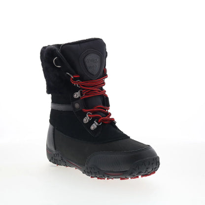 Pajar Gwen 78865 Womens Black Canvas Lace Up Casual Dress Boots
