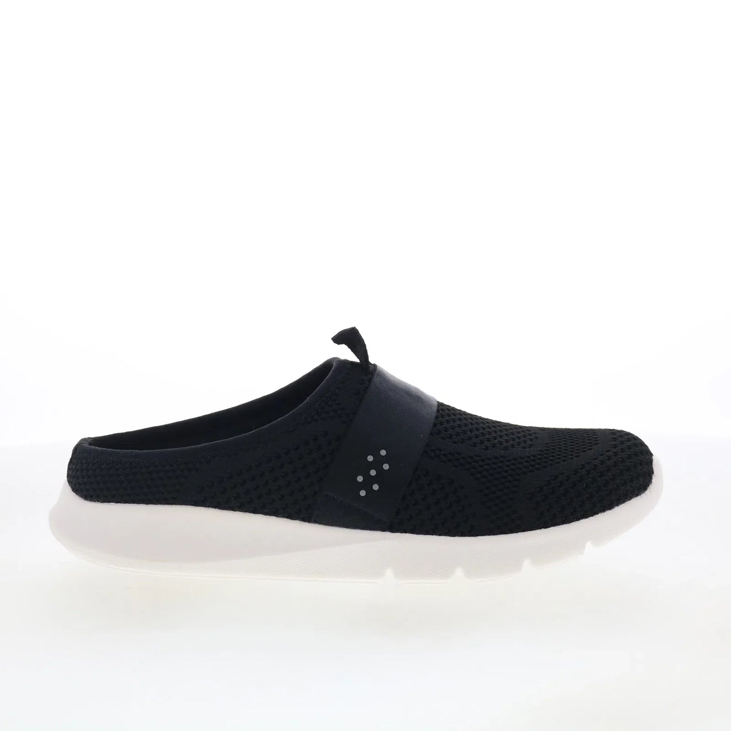 Spenco Halsey SP1129BLK Womens Black Mesh Slip On Mules Slippers Shoes