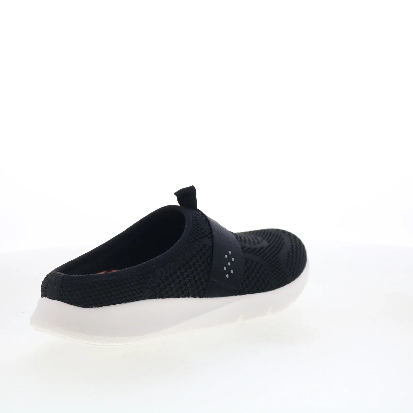 Spenco Halsey SP1129BLK Womens Black Mesh Slip On Mules Slippers Shoes