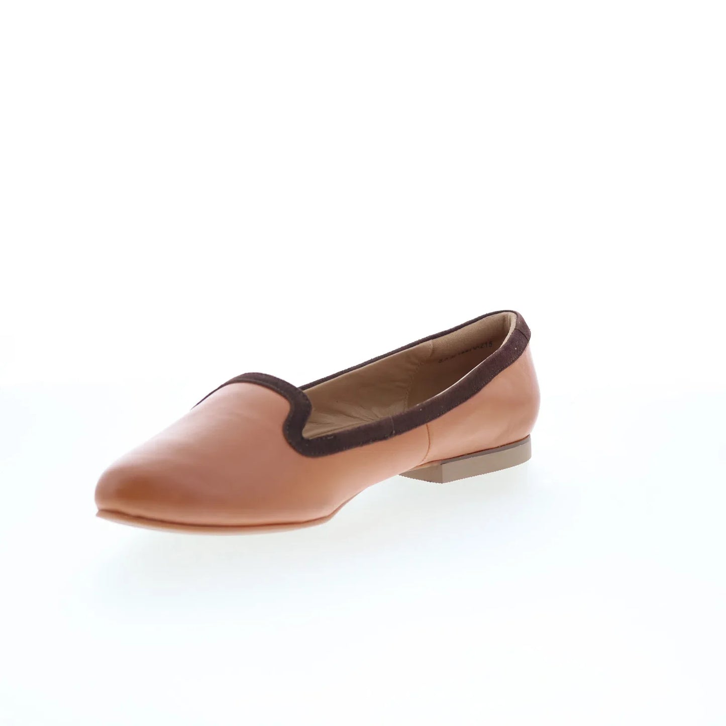 Trotters Hannah T2270-215 Womens Brown Leather Slip On Loafer Flats Shoes