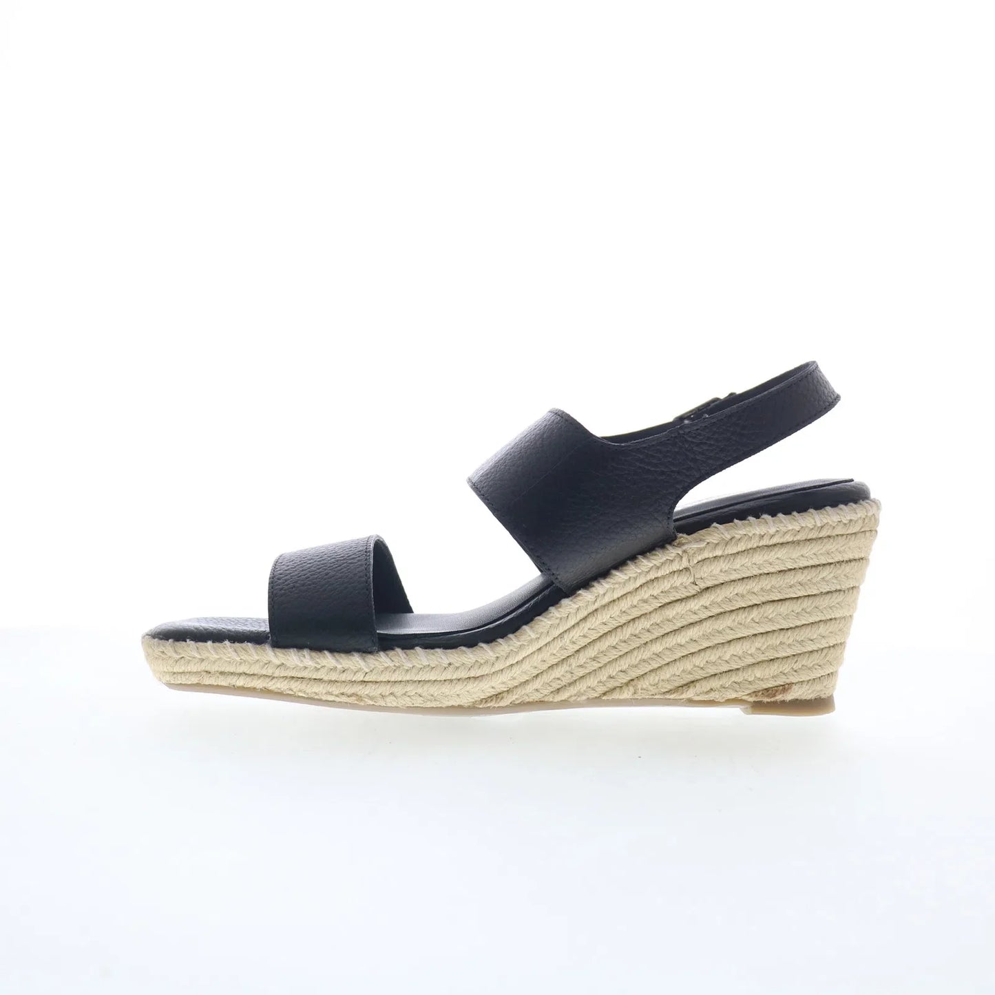 Softwalk Hartley S2309-001 Womens Black Leather Wedges Sandals Shoes