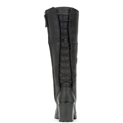 Harley-Davidson Aldona 14" Lace D87270 Womens Black Leather Motorcycle Boots