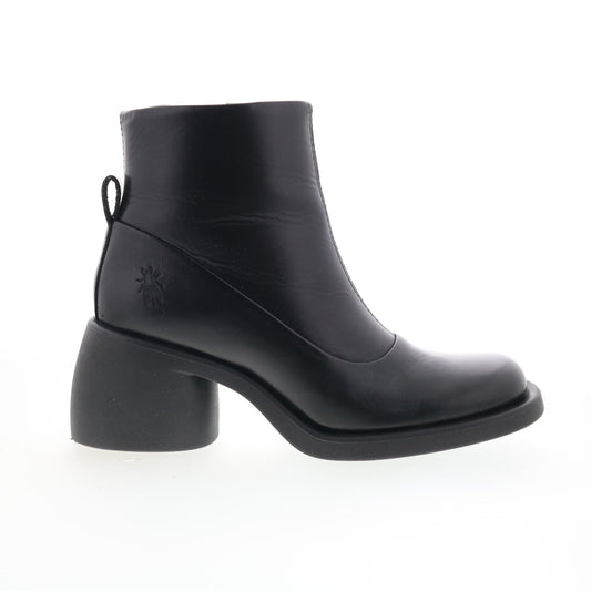 Fly London Hint HINT003FLY-000 Womens Black Leather Ankle & Booties Boots