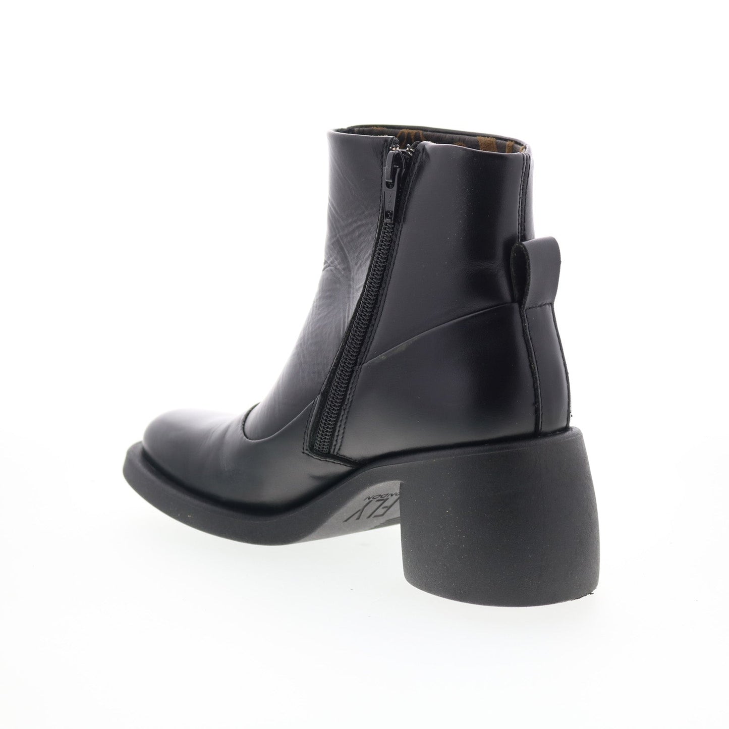 Fly London Hint HINT003FLY-000 Womens Black Leather Ankle & Booties Boots