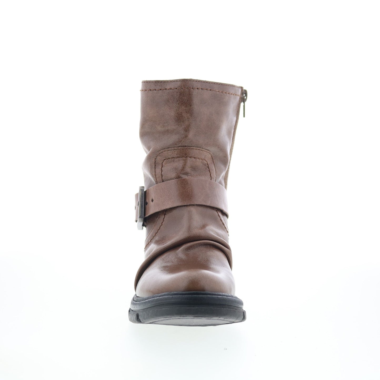 Miz Mooz Holdyn Womens Brown Leather Zipper Casual Dress Boots