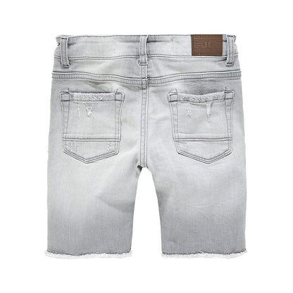 Jordan Craig Shredded Denim Toddler Shorts Cement Wash