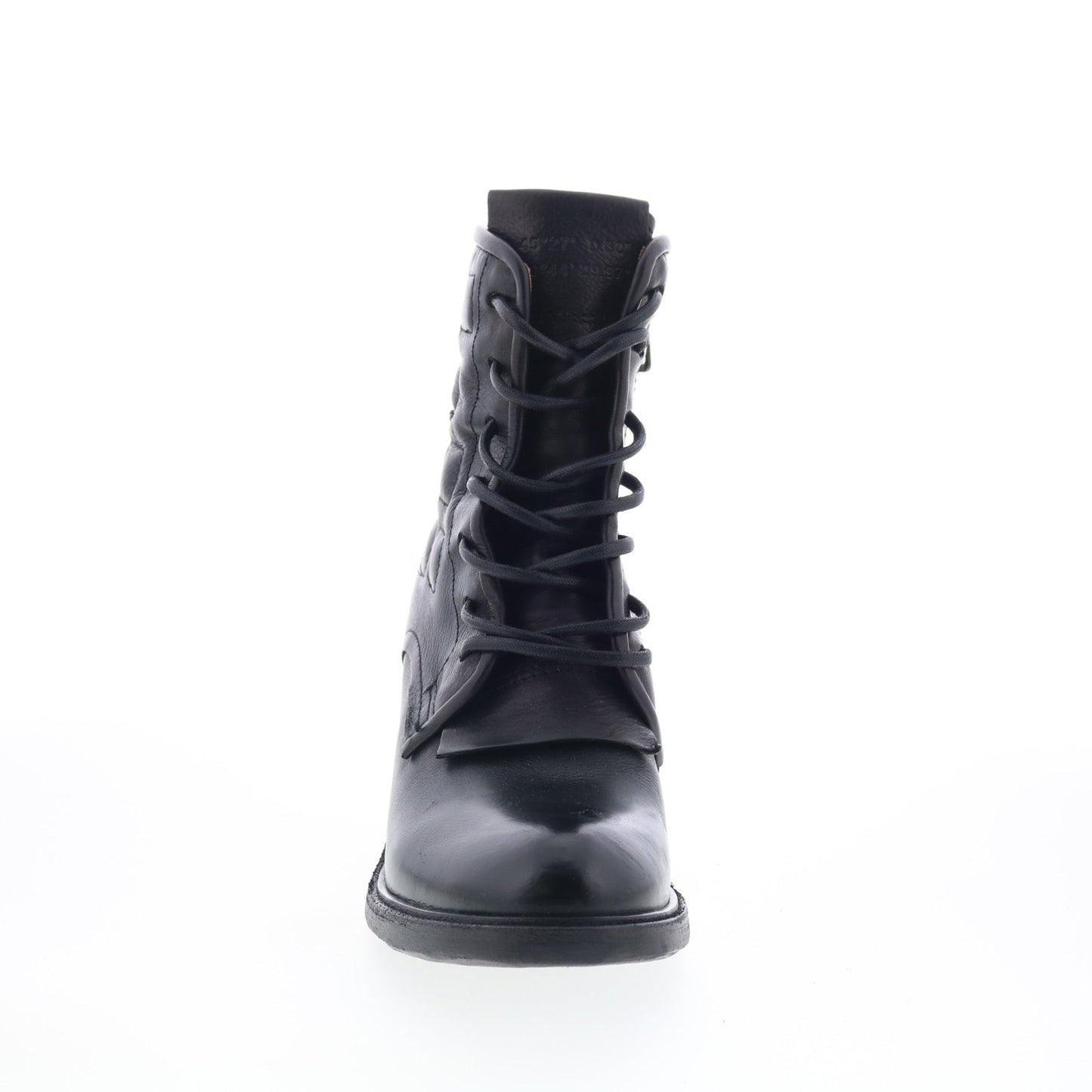 A.S. 98 Jalen Womens Black Leather Lace Up Ankle & Booties Boots