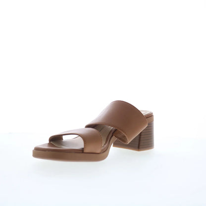 Clarks Jaylan Dusk 26181653 Womens Brown Leather Heeled Sandals Shoes