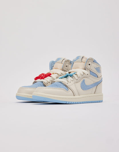 Jordan Air Jordan 1 Retro High OG 'Psychic Blue and Pale Ivory’ Pre-School