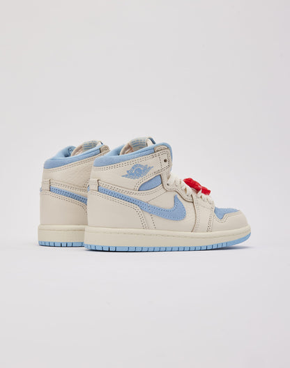 Jordan Air Jordan 1 Retro High OG 'Psychic Blue and Pale Ivory’ Pre-School