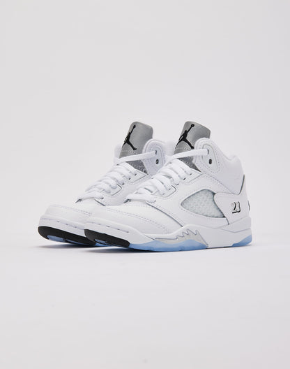 Jordan Air Jordan 5 Retro 'White Metallic' Pre-School