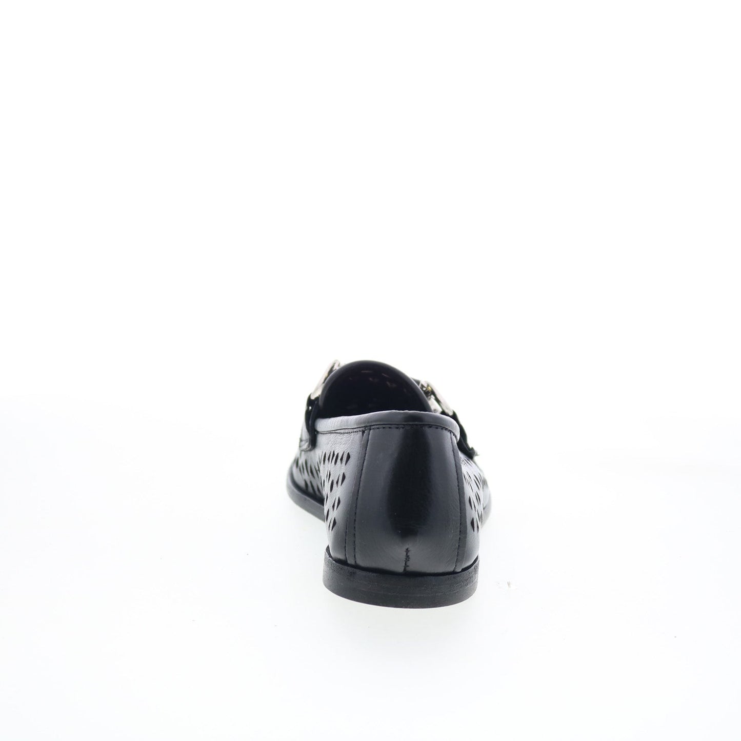 A.S. 98 Jorge Womens Black Leather Slip On Loafer Flats Shoes