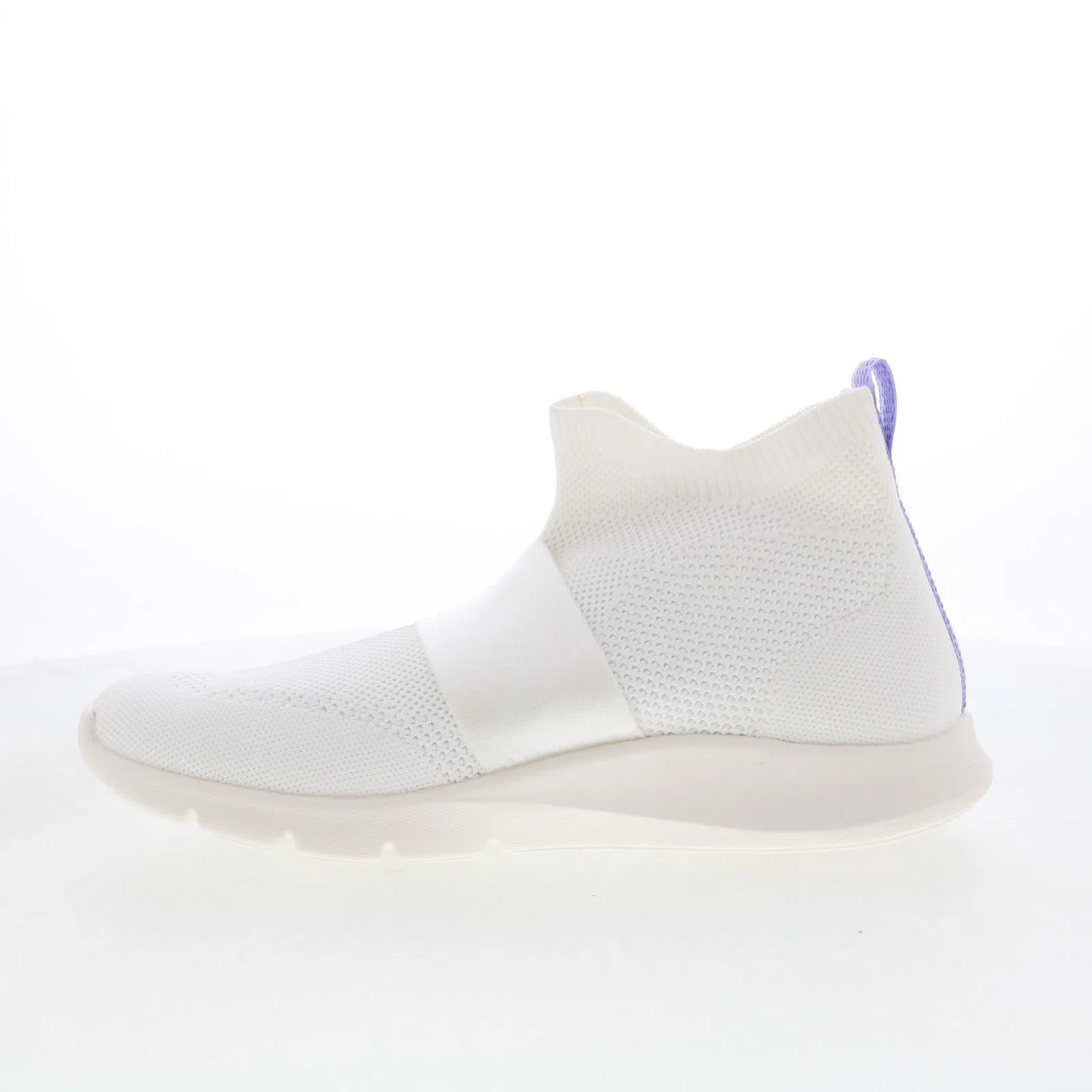 Spenco Karma Deluxe SP1196WHT Womens White Mesh Slip On Casual Dress Boots