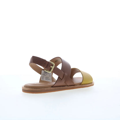 Clarks Karsea Strap 26171873 Womens Brown Leather Strap Sandals Shoes