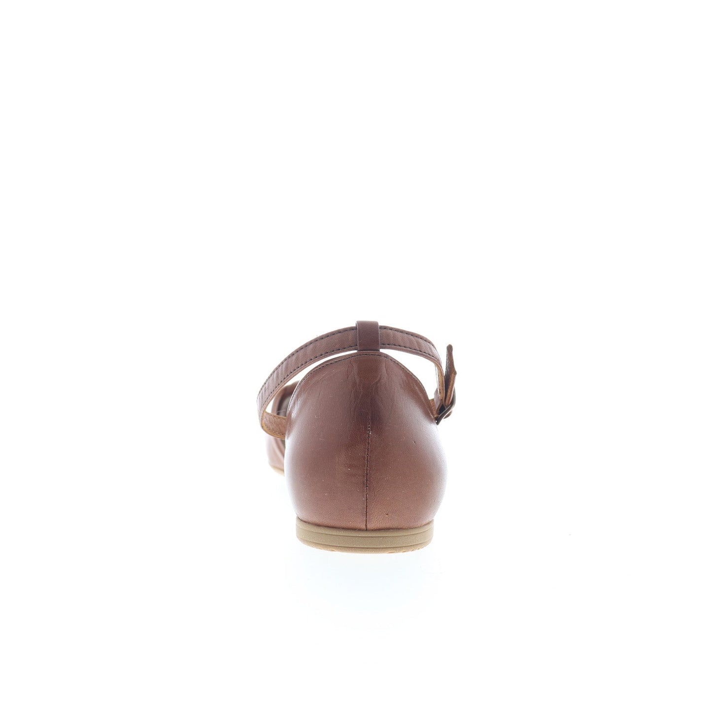 Miz Mooz Kendria Womens Brown Leather Hook & Loop Strap Sandals Shoes