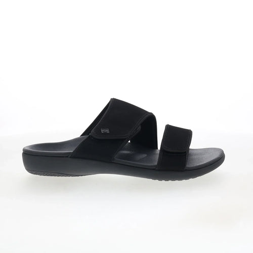 Spenco Kholo Nuevo SP1064BLK Womens Black Synthetic Slides Sandals Shoes