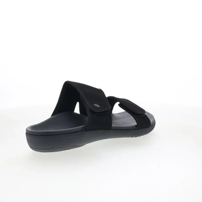 Spenco Kholo Nuevo SP1064BLK Womens Black Synthetic Slides Sandals Shoes
