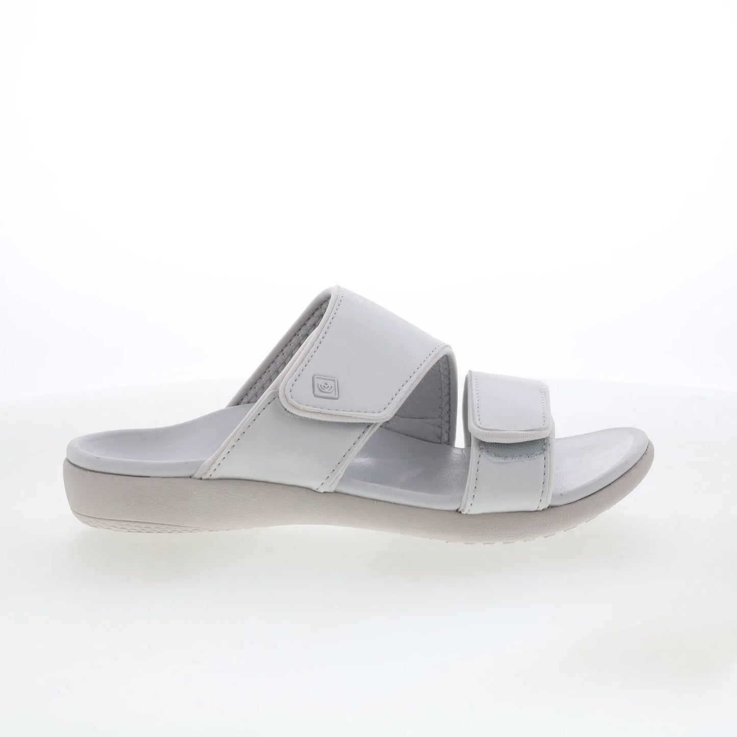 Spenco Kholo Nuevo SP1064GGR Womens Gray Synthetic Slides Sandals Shoes