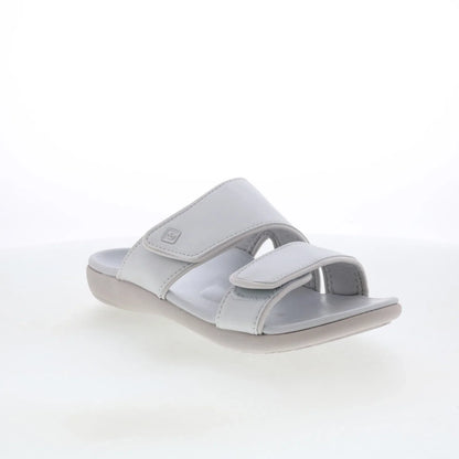 Spenco Kholo Nuevo SP1064GGR Womens Gray Synthetic Slides Sandals Shoes
