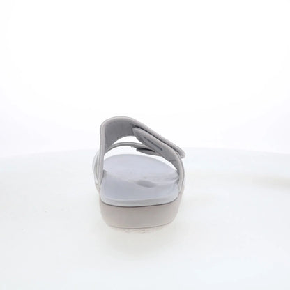 Spenco Kholo Nuevo SP1064GGR Womens Gray Synthetic Slides Sandals Shoes