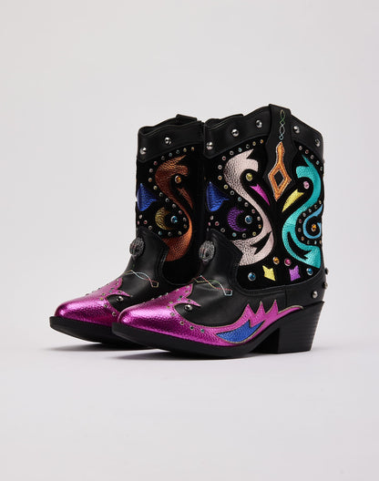 Kurt Geiger Mini Kensington Cowboy Boots Grade-School