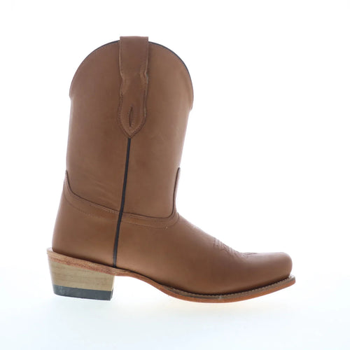 Jama Old West Western Boots 18147 Womens Brown Leather Cowboy Western Boots
