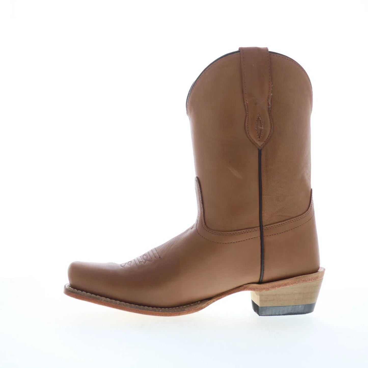 Jama Old West Western Boots 18147 Womens Brown Leather Cowboy Western Boots