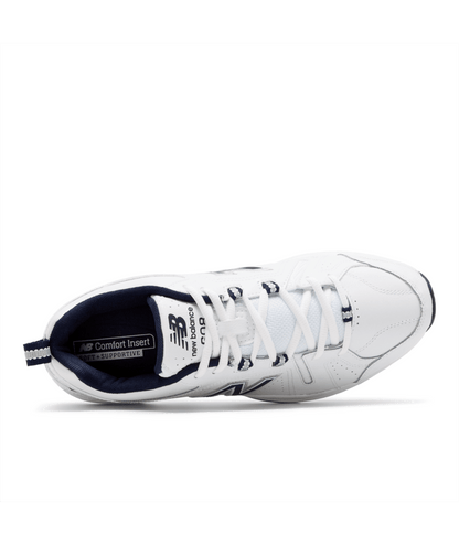 New Balance Men's 608v5 Shoe White/Navy