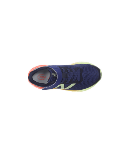 New Balance Kid's Fresh Foam Arishi v4 Bungee Lace with Strap Shoe Blue Oyster