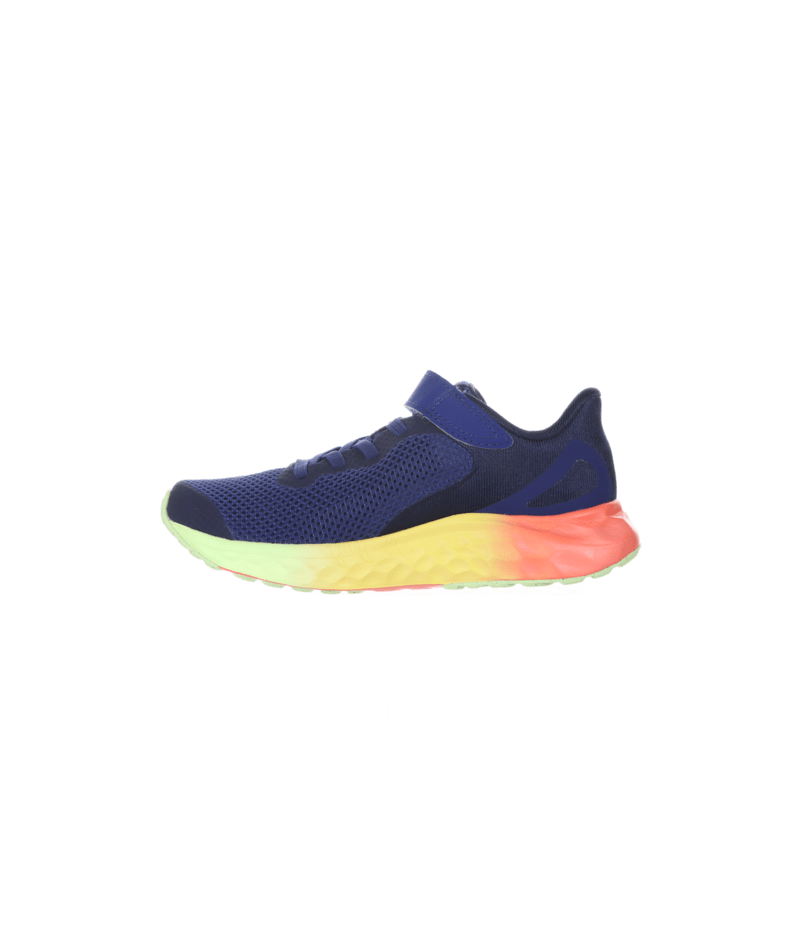 New Balance Kid's Fresh Foam Arishi v4 Bungee Lace with Strap Shoe Blue Oyster