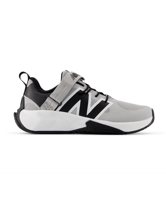 New Balance Kid's FuelCell Play Bungee Lace with Top Strap Shoe Rain Cloud