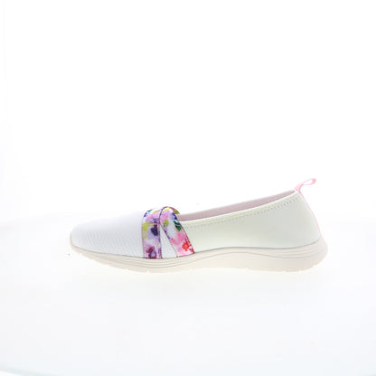 Easy Spirit Lorie 2 SELORIE2 Womens White Wide Mesh Loafer Flats Shoes